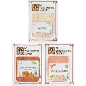 De Vegetarische Slager Broodbeleg - 3 Varianten
