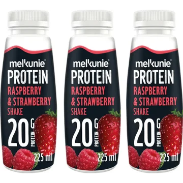 Melkunie Protein Raspberry & Strawberry Flavoured Shake 3x 225 ml