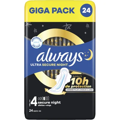 Always Ultra secure night wings giga pack