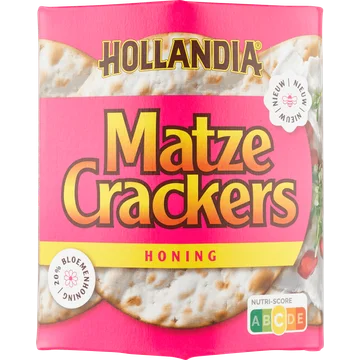 Hollandia Matze Crackers Honing 16 Stuks