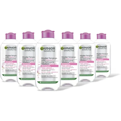 Garnier Gevoelige huid micellair rngngswater 6pk