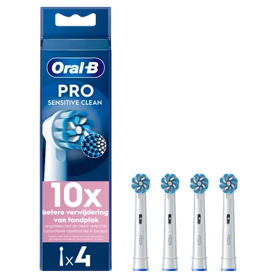 Oral-B Pro Sensitive Clean Opzetborstels 4 Stuks