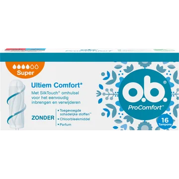 O.B. Pro Comfort Tampons Super 16 Stuks