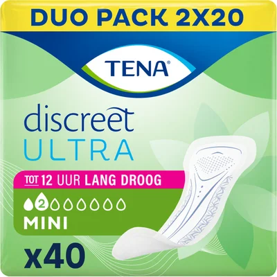 Tena Discreet mini duo pack