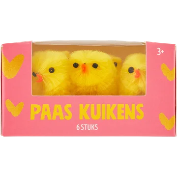 Paas Kuikens 6 Stuks
