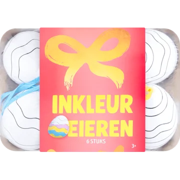 Inkleur Eieren 6 Stuks