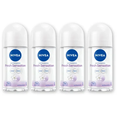NIVEA Fresh sensation anti transpirant rol 4pk