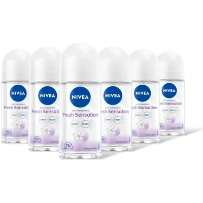 NIVEA Fresh sensation anti transpirant rol 6pk