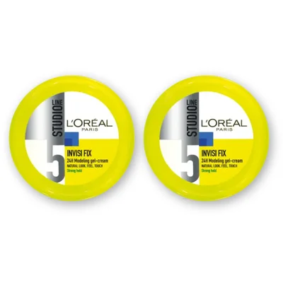 Studio Line Invisi Fix modeling gel-cream strong 2pk