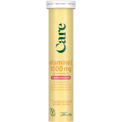 Care Vitamine C framboossmaak bruistablet
