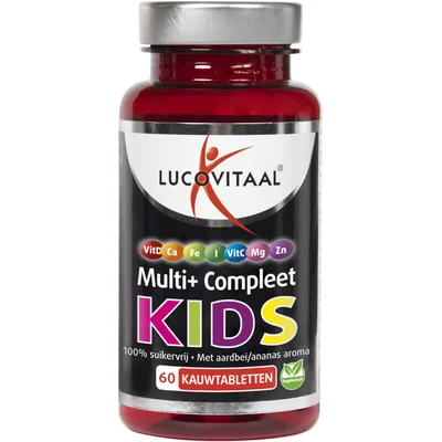 Lucovitaal Multi+ compleet kids kauwtablet