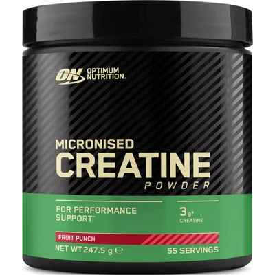 Optimum Nutrition Creatine powder fruit punch