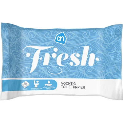 AH Vochtig toiletpapier fresh