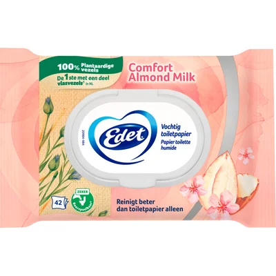 Edet Amandelmelk vochtig toiletpapier