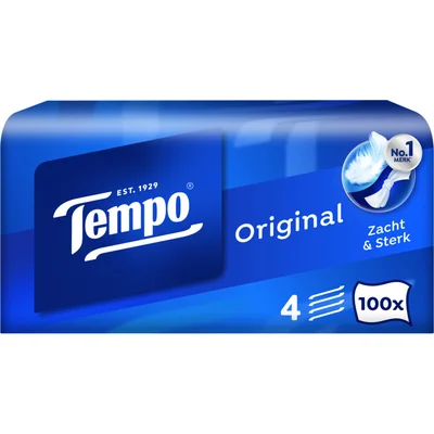 Tempo Original box 4-laags zakdoeken