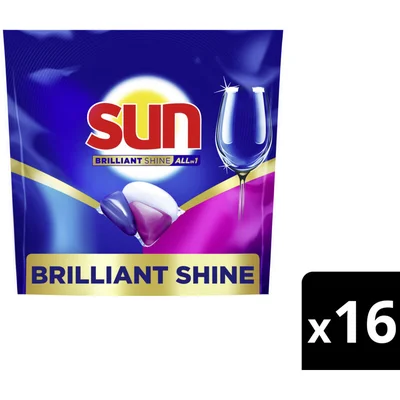 Sun Brilliant shine all-in-1 vaatwascapsules