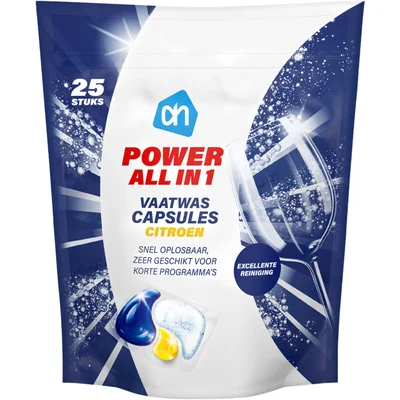 AH Power all in 1 vaatwascapsules citroen