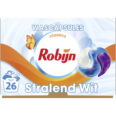 Robijn Stralend wit 3-in-1 wascapsules