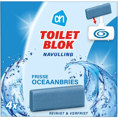 AH Toiletblok frisse oceaanbries navulling