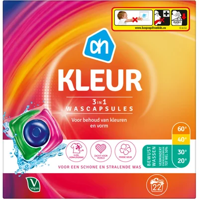 AH Wascapsules 3-in-1 kleur