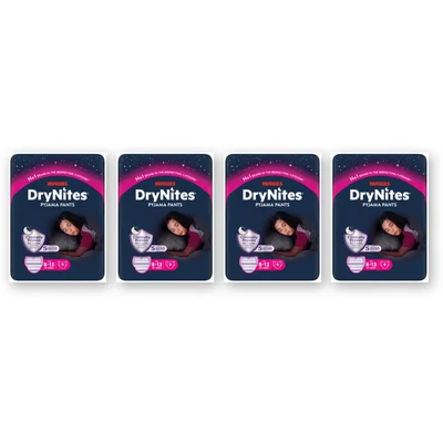Huggies DryNites luierbroekje meisje 8-13 jr 4pk