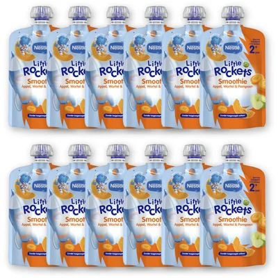 Nestlé Little Rocket Knijpfruit pompoen 2+ 12pk