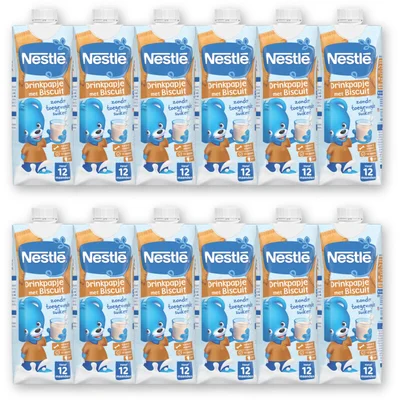 Nestlé Drinkpapje met biscuit vanaf 12 mnd 12pk