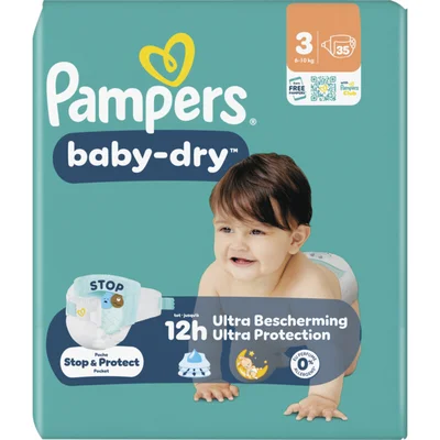 Pampers Baby-dry luiers maat 3