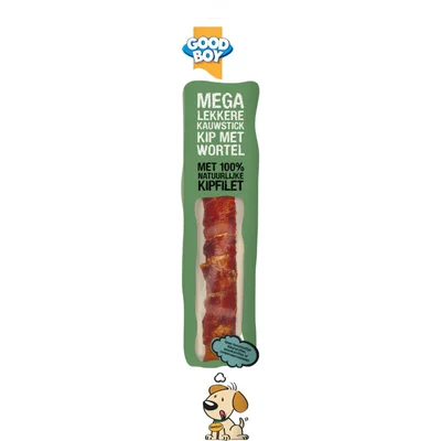 Good boy Mega lekkere kauwstick kip met wortel