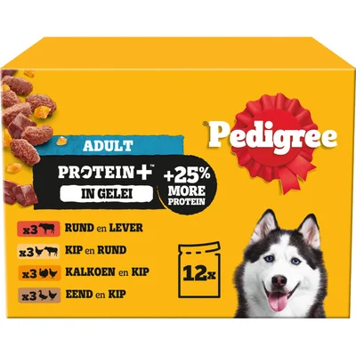 Pedigree Adult protein+ selectie in gelei