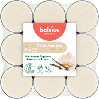 Bolsius True scents geurtheelichten vanille