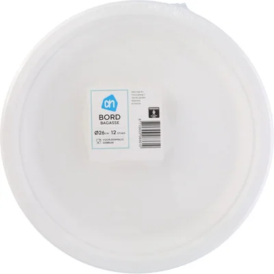 AH Bord rond wit bagasse 260mm