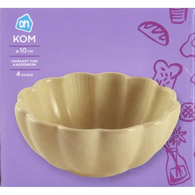 AH Sculpted schaaltje geel
