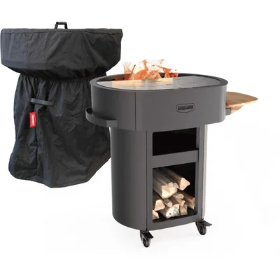 Grill Guru Plancha met hoes