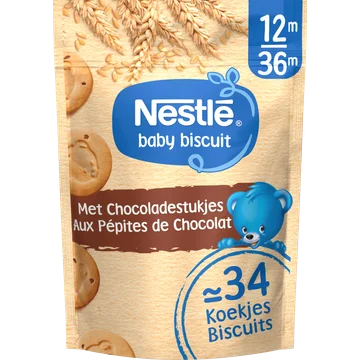 Nestlé Baby Biscuit met Chocoladestukjes 12m/36m 150 g