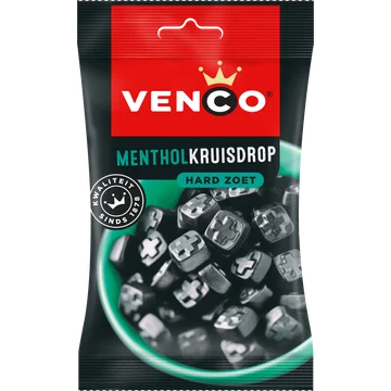 Venco Menthol Kruisdrop Hard Zoet 120 g