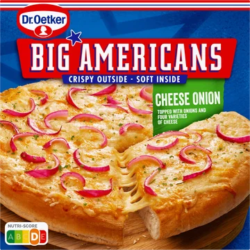 Dr. Oetker Big Americans Pizza Cheese Onion 385 g
