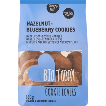 BioToday Hazelnoot-Bosbes Koekjes 150 g