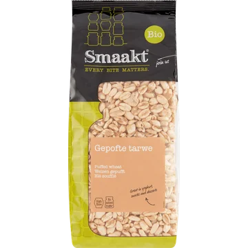 Smaakt Bio Gepofte Tarwe 150 g