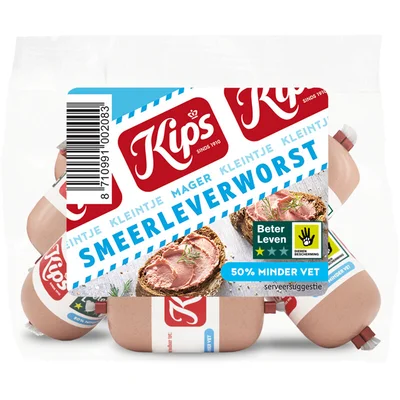 Kips Smeerleverworst kleintje mager