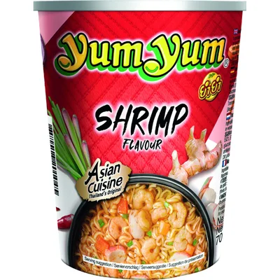 Yum Yum Shrimp flavour instant noodles
