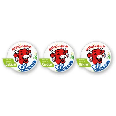 La Vache Qui Rit Smeerkaaspuntjes naturel 3-pack