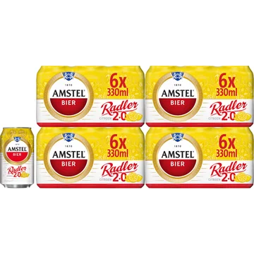 Amstel Radler Citroen Bier Blik 4x6x330ml