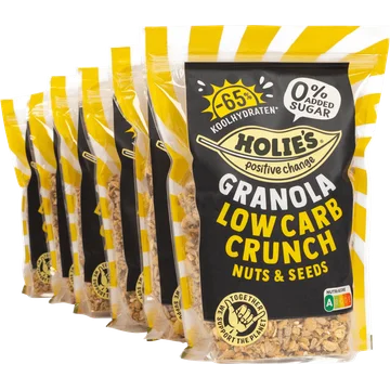 Holie's Granola Low Carb Crunch Nuts & Seeds 6 x 350 g