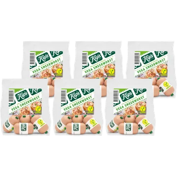 Kips Kleintje Vega Smeerworst 6 x 6 x 20 g