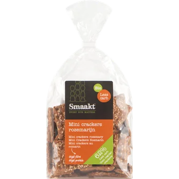 Smaakt Bio Mini Crackers Rozemarijn 200 g