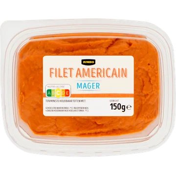 Jumbo Filet Americain Mager 150 g 