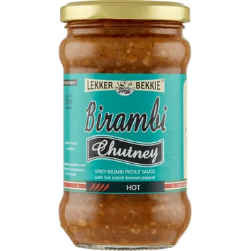 Lekker Bekkie Birambi Chutney 290 ML