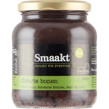 Smaakt Bio Zwarte Bonen 350 g 