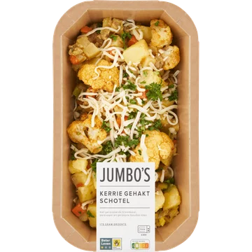 Jumbo's Verse Maaltijd Kerrie Gehakt Schotel 450 g